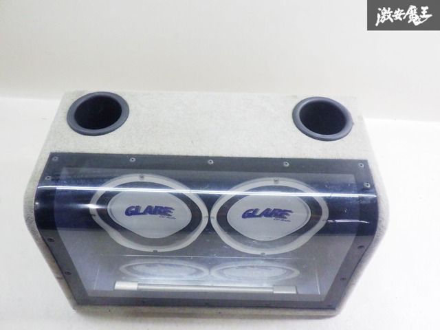 GLARE KG-01 ウーファー 2基搭載 送料無料 GLARE KG-01 パワードサブウーハー PWA-80 パワー