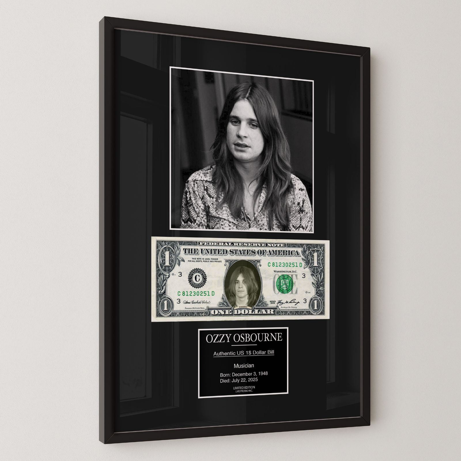 オジー・オズボーン Ozzy Osbourne 限定フレーム コレクション 4 オジー・オズボーン Ozzy Osbourne ブラック・サバス Black