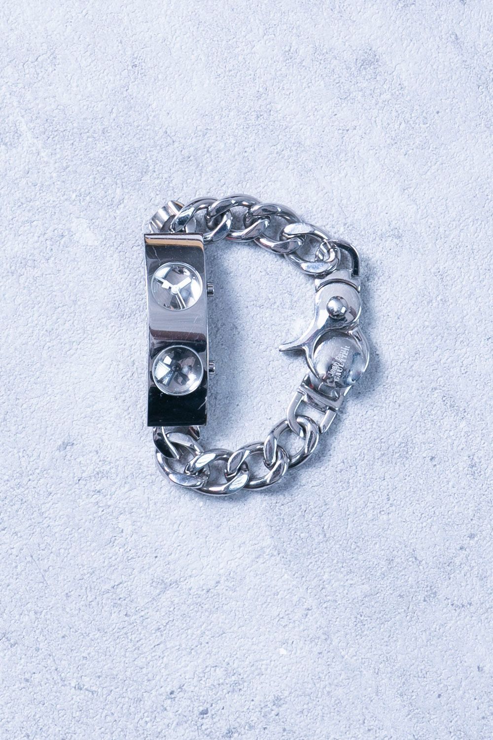 【最終値下げ‼️】VINTAGEジャンポールゴルティエ 時計付き ブレスレット ジャンポールゴルチエJean Paul GAULTIER 925クロスチェーン