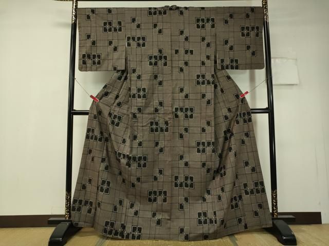 平和屋着物○つけ帯 瓢箪花文 正絹 逸品 未使用 DAAV6101ps