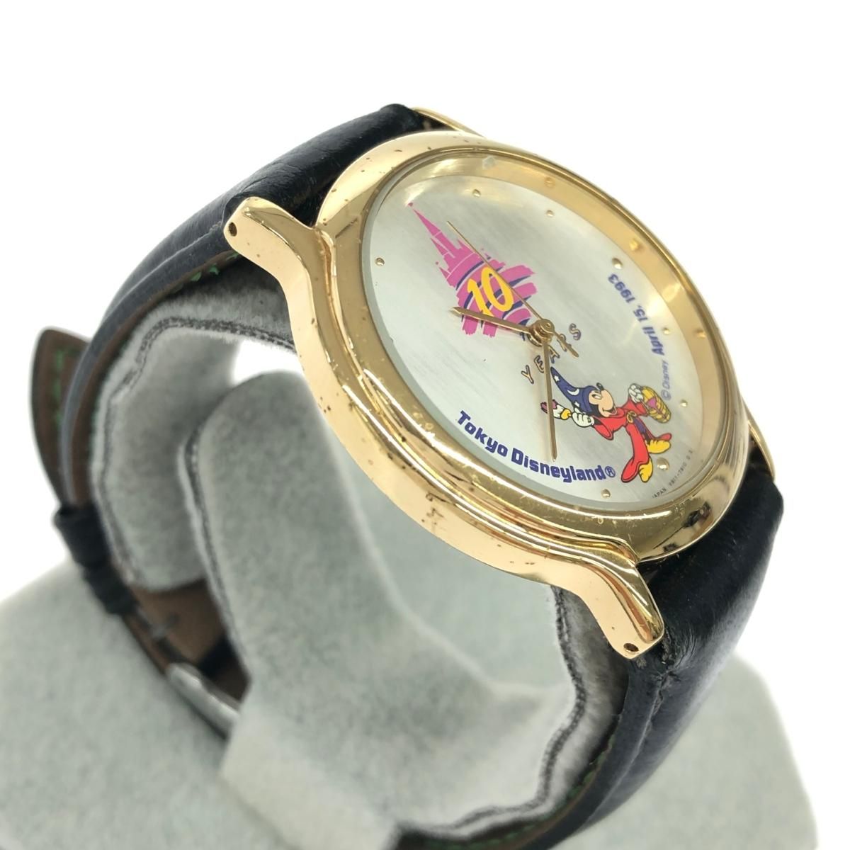 Disney ディズニー /腕時計 クォーツ/SS×レザー 東京ディズニーランド