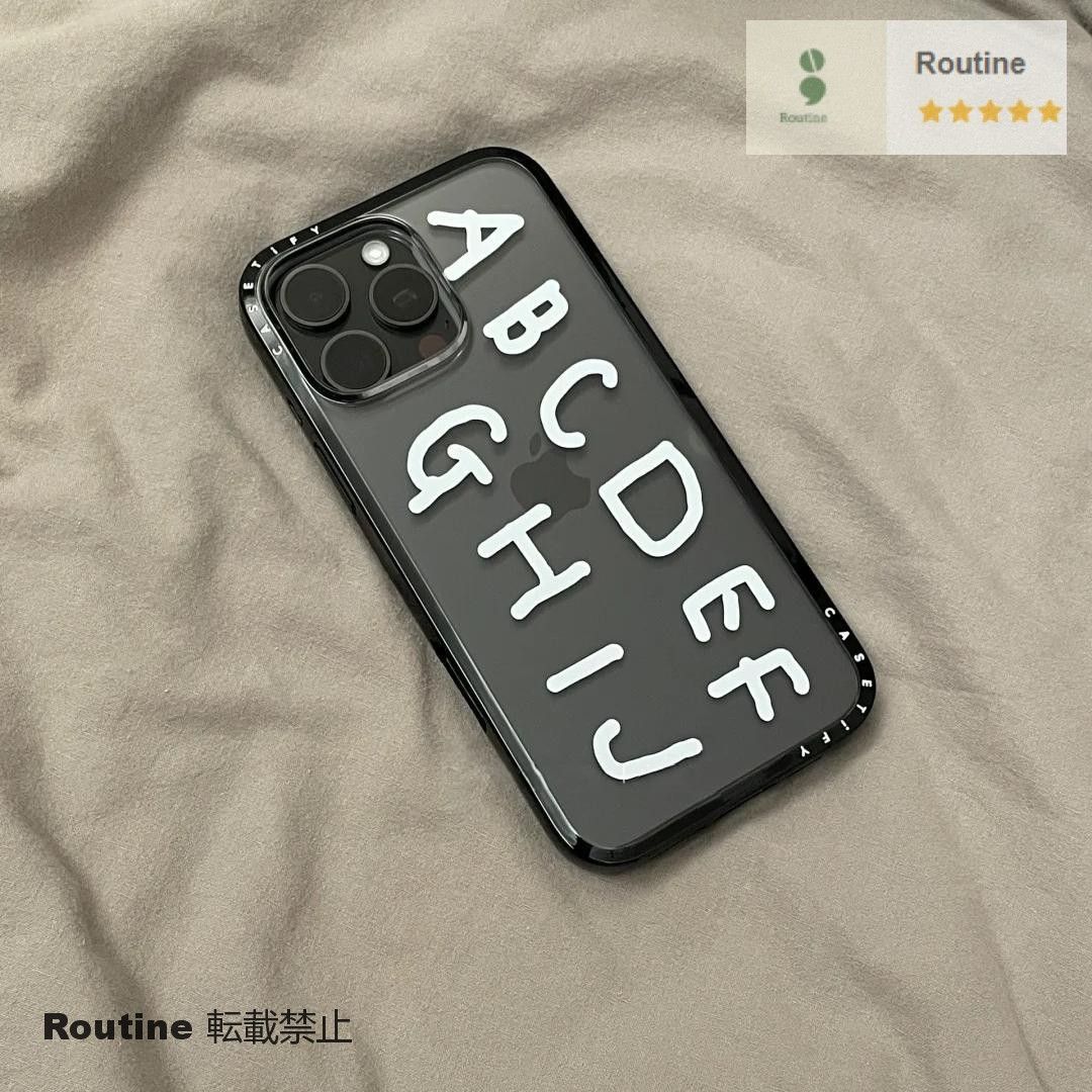 CASETiFYアルファベットデザインiPhone16ケース 定価10,560円 CASETiFYアルファベットデザインiPhone16ケース 定価10,560円