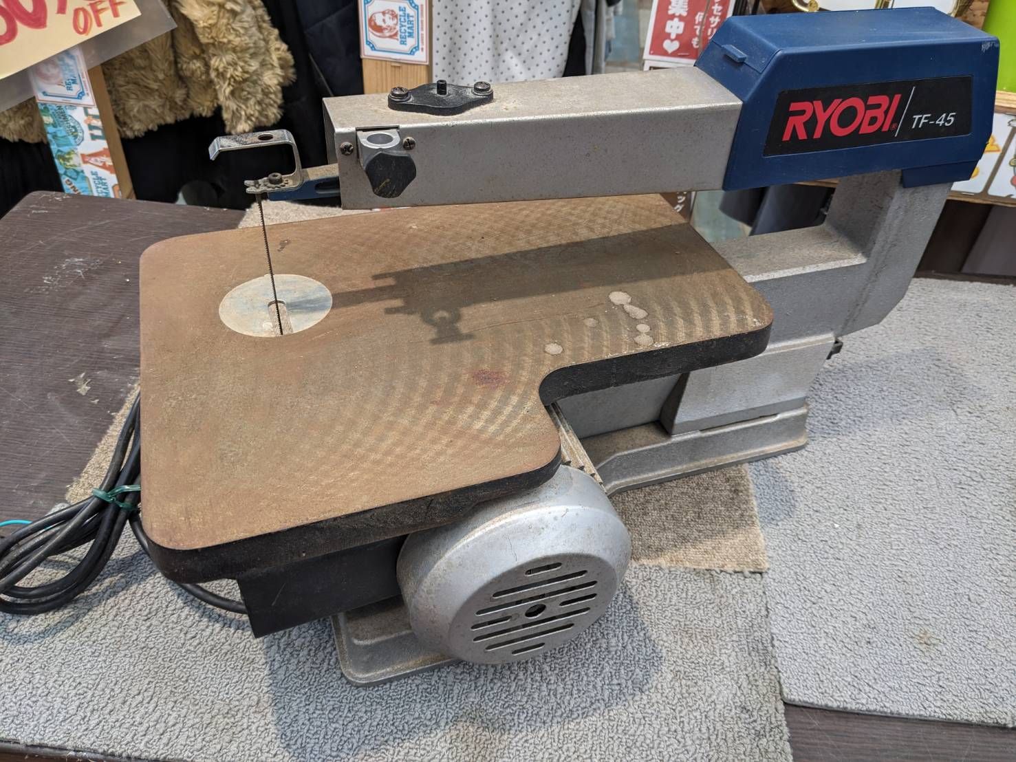 S92110 RYOBI リョービTF-45 卓上糸ノコ盤 糸鋸盤