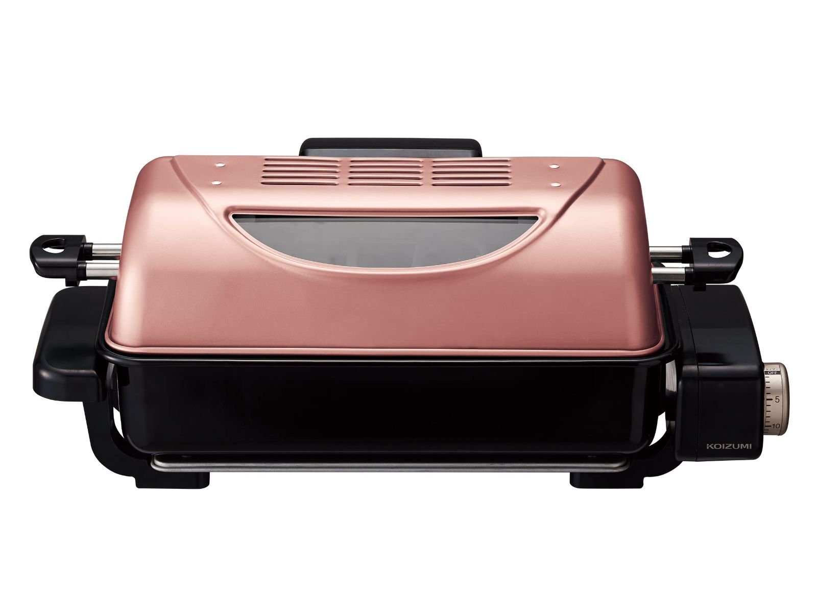 コイズミ フィッシュロースター 魚焼きグリル 両面ヒーター 30分タイマー 消臭フィルター付き ゴールド KFR-0700 N