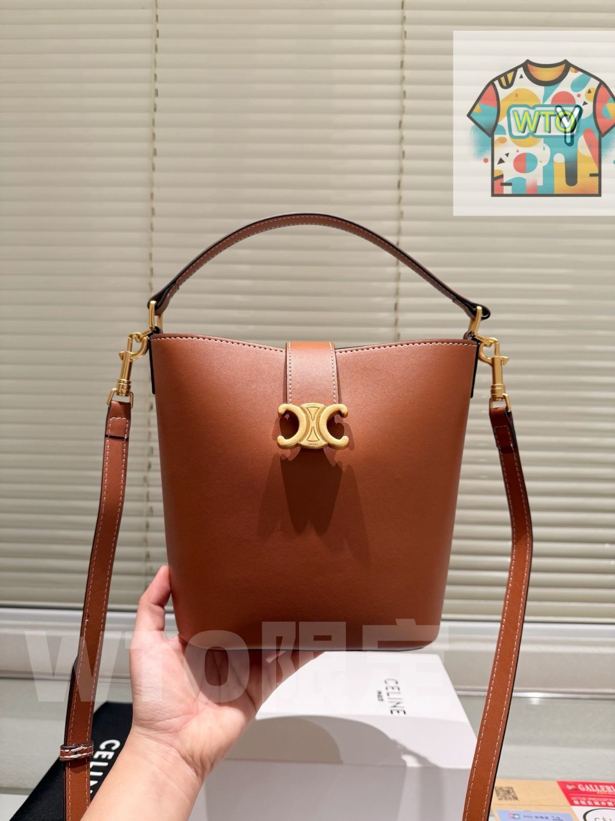 今日特価】CELINE TRIOMPHE トリオンフ バケットバッグ 24 今日特価】CELINE TRIOMPHE トリオンフ バケットバッグ 24