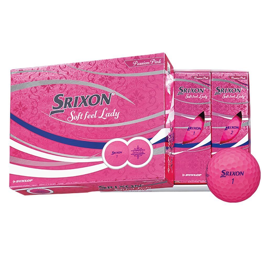 【新着】DUNLOP(ダンロップ) ゴルフボール SRIXON SOFT FEEL LADY 2021年モデル 1ダース(12個入り) SNSFL5WH