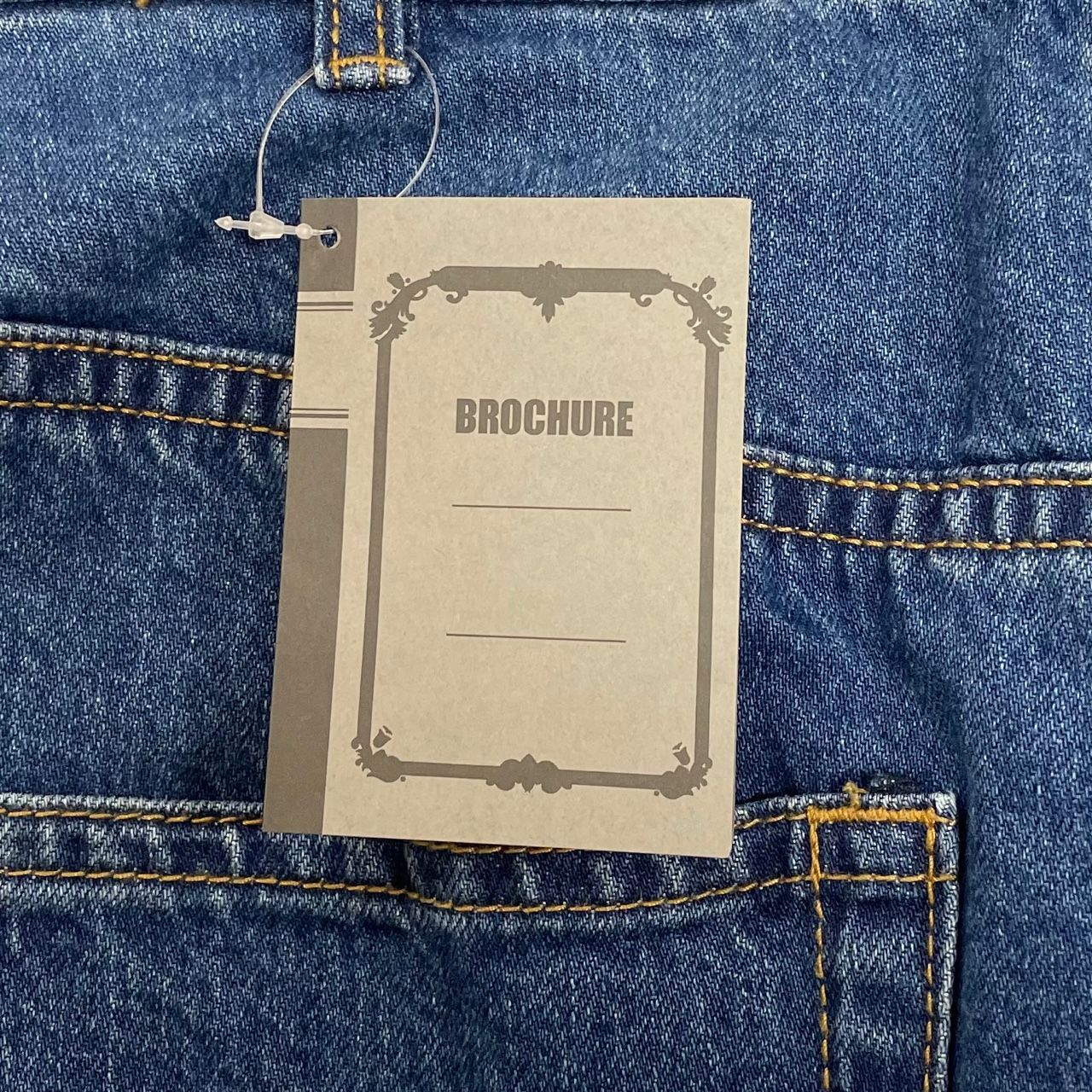 新品 BROCHURE ブロシュアー 23SS 1P DENIM デニム パンツ ジーンズ 