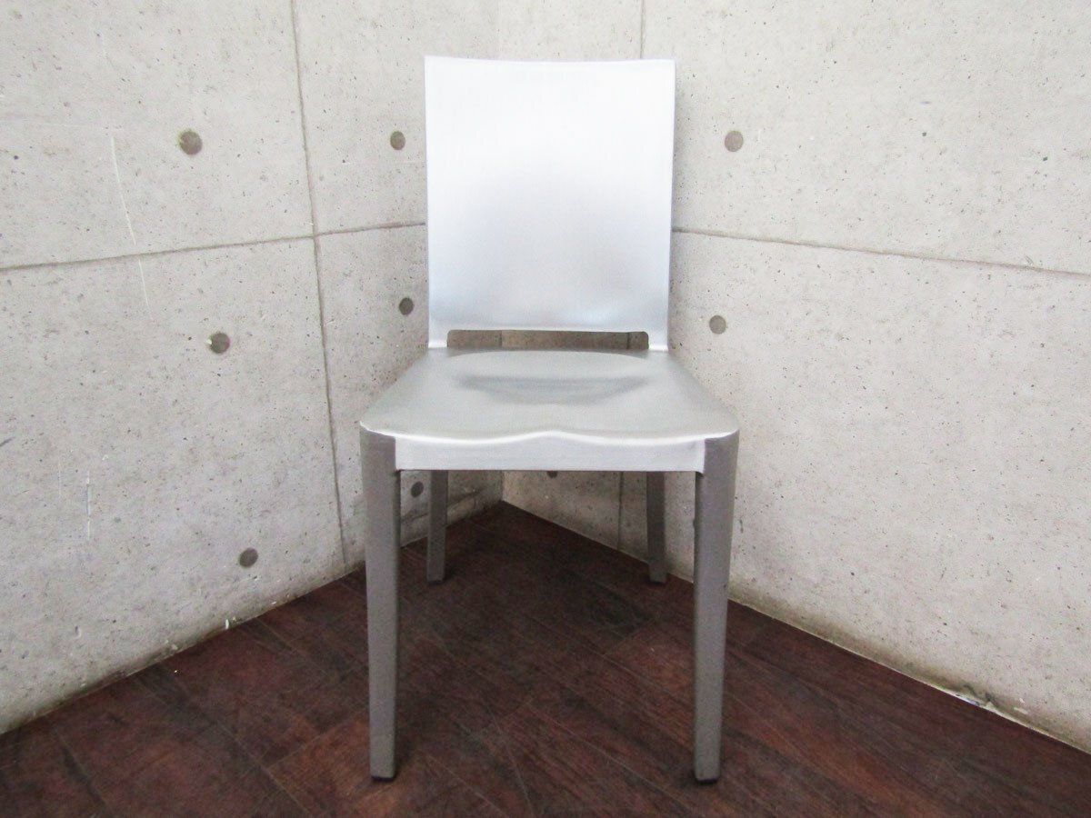 展示品□emeco/エメコ□Philippe Starck/フィリップスタルク□高級□HUDSON CHAIR/ハドソン チェア□アルミニウム□チェア/19万/smm8996k  - メルカリ