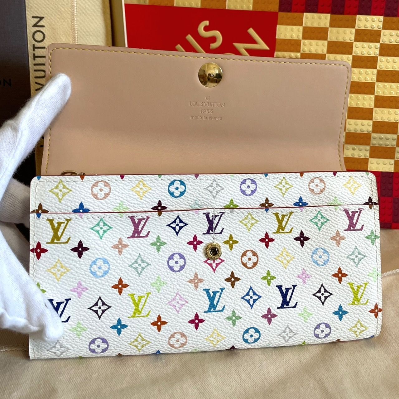 廃盤 LOUIS VUITTON ルイヴィトン マルチカラー長財布 - 小物