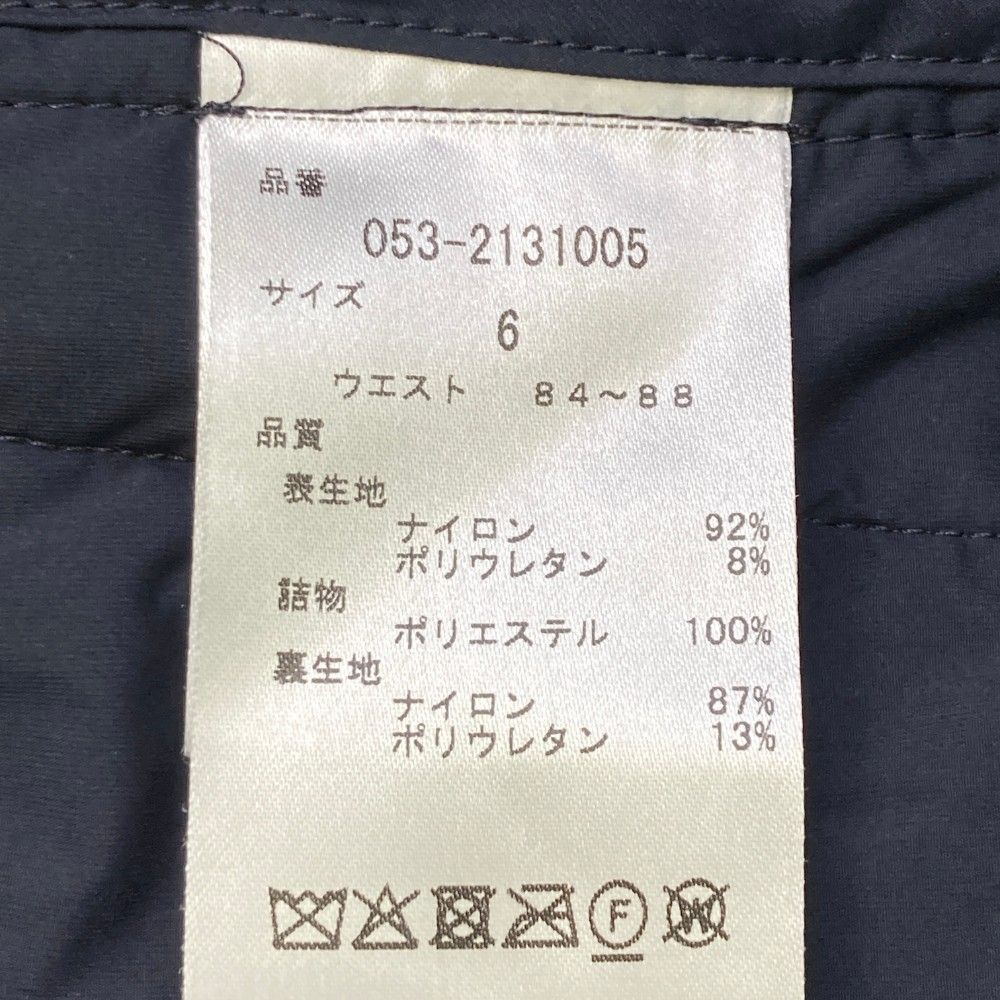 サイズ：6 PEARLY GATES パーリーゲイツ ; 中綿パンツ ネイビー系