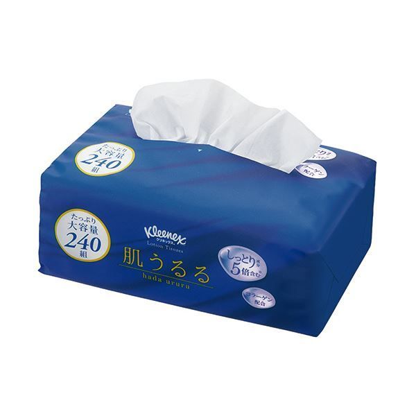 まとめ 日本製紙クレシア クリネックスティシューローション 肌うるる ソフトパック 240組|個 1セット 5個 ×3セット