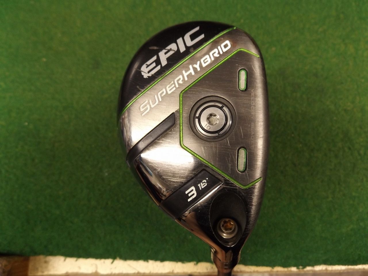 3748 EPIC SUPERHYBRID #3 18° ATTAS MB-HY 65S リシャフト 3748 EPIC SUPERHYBRID #3 18° ATTAS MB-HY 65S リシャフト