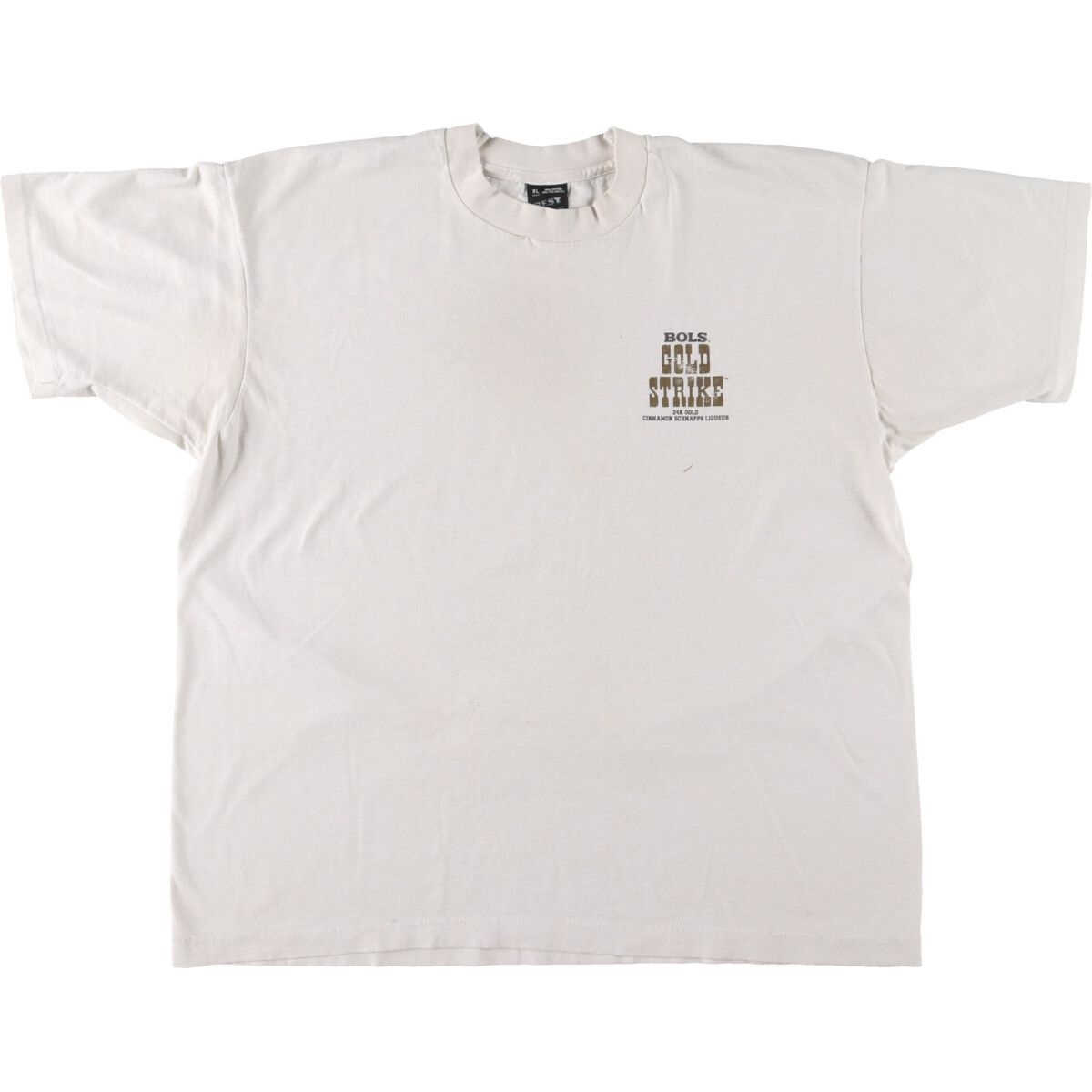 古着 90年代 フルーツオブザルーム FRUIT OF THE LOOM BOLS GOLD STRIKE バックプリント アドバタイジングTシャツ USA製/eaa461809