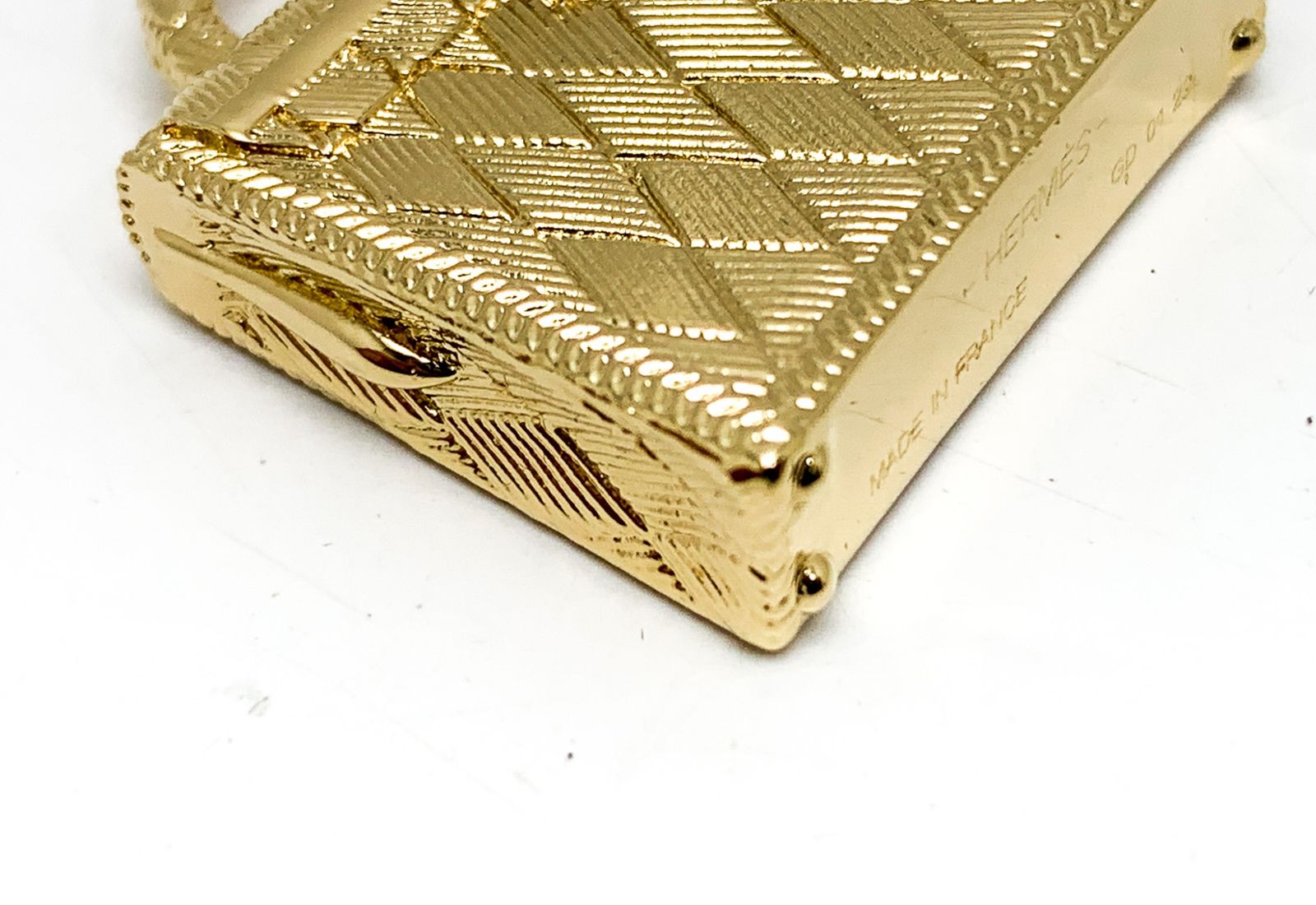 HERMES エルメス セリエ ペンダントトップ ゴールドカラー チャーム