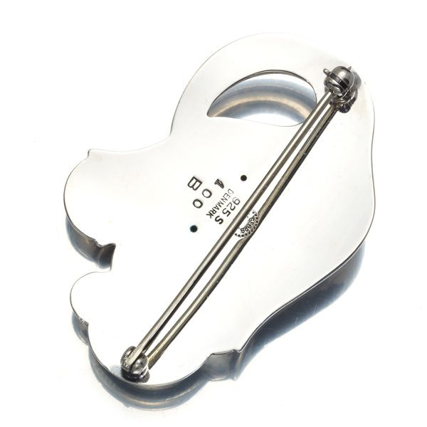   ブローチ スズラン 925 S 銀 ジョージジェンセン GEORG JENSEN ブローチ スズラン 925 S 銀 ジョージジェンセン