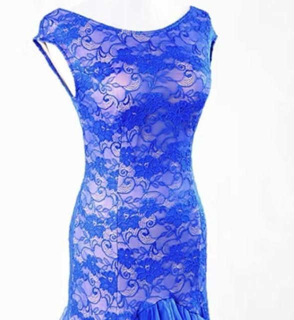 社交ダンスドレス レース マーメイド スタンダードドレス オーダーメイド