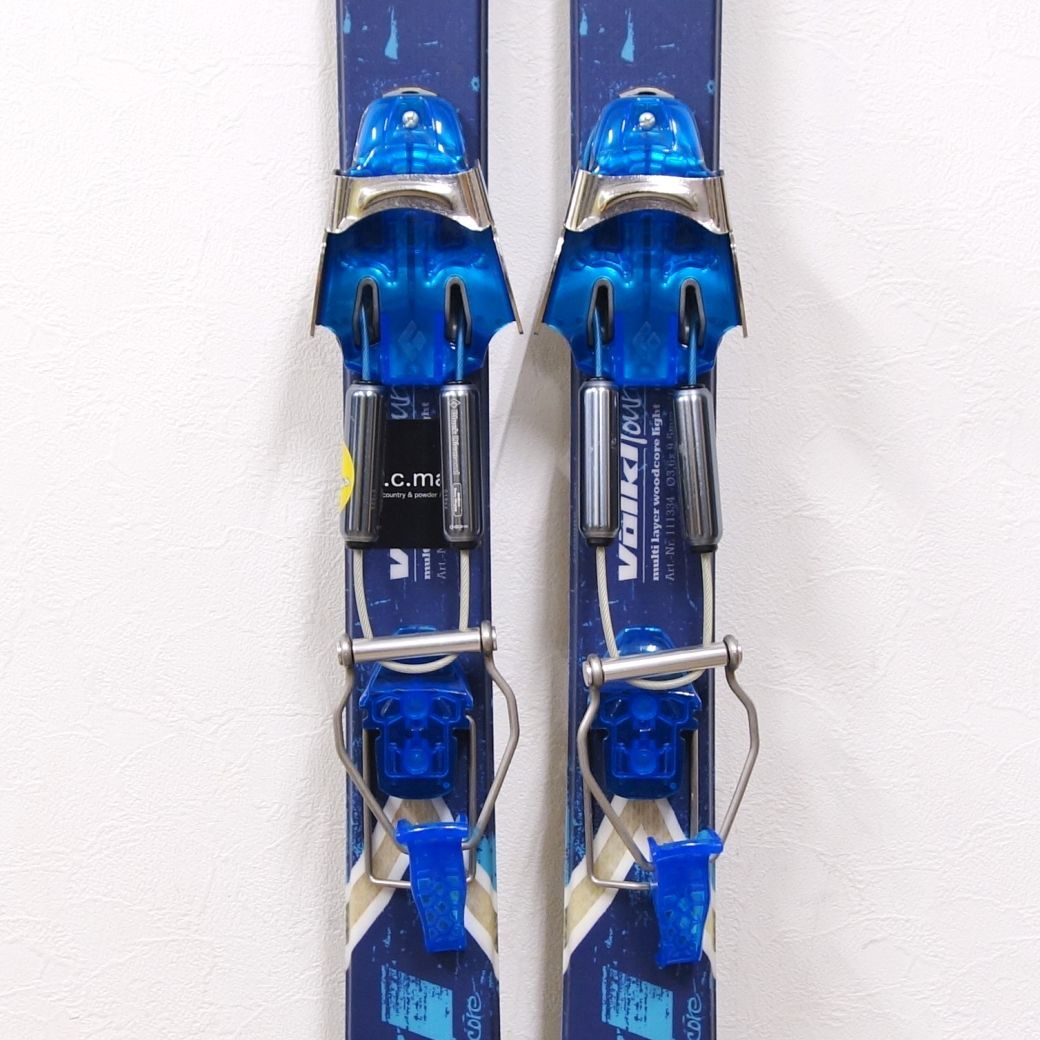 フォルクル Volkl Qanik 170cm センター74mm ビンディング Black