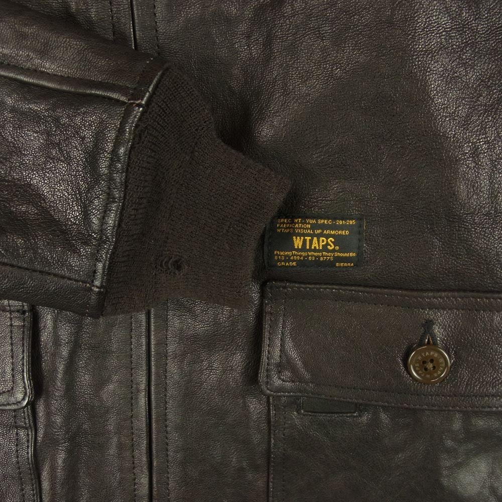 WTAPS 13AW 132SPDT-JKM02 G-1レザーJKT - レザージャケット