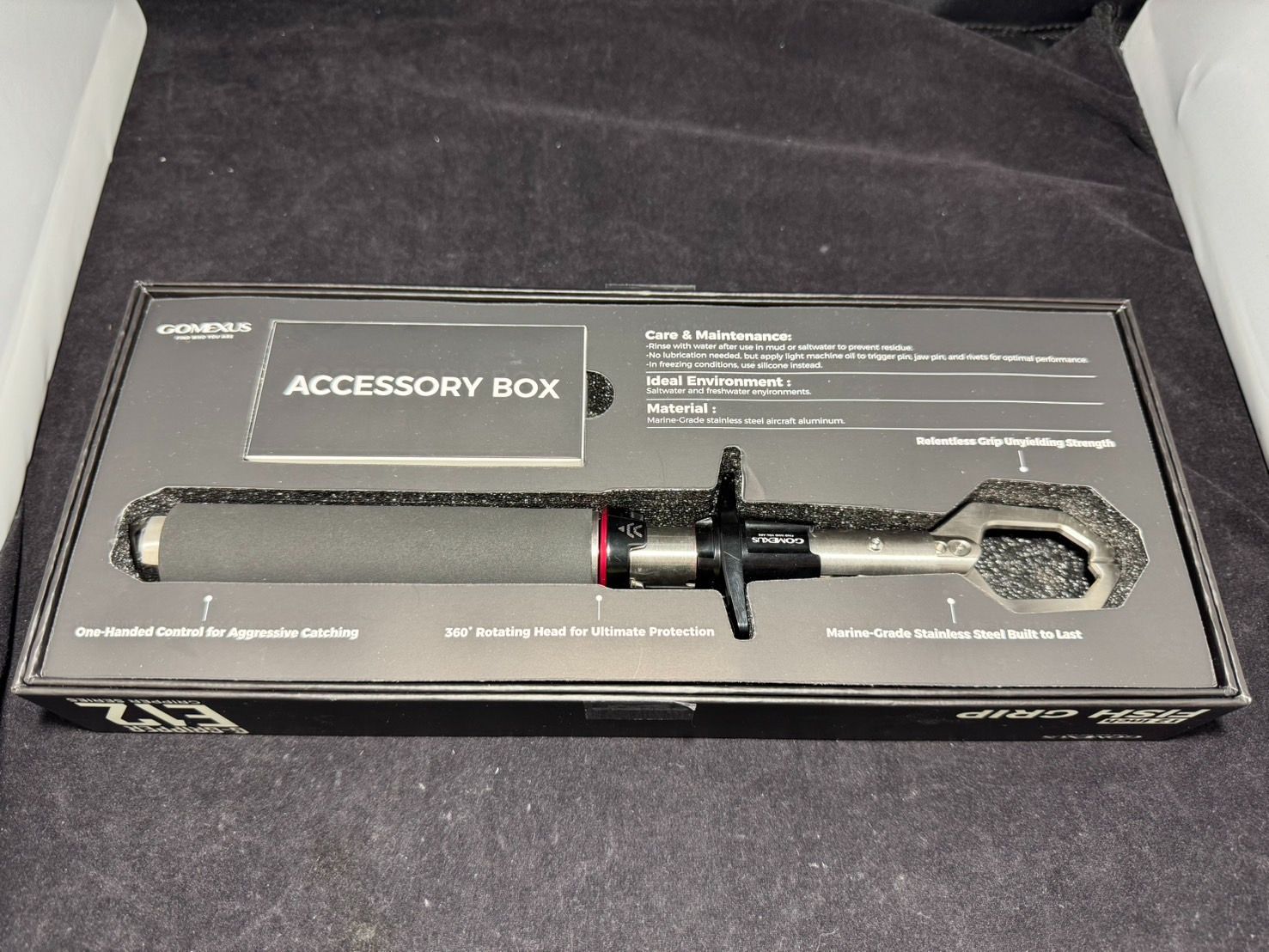 GOMEXUS 大型魚 フィッシュグリップ BF300-BKRD