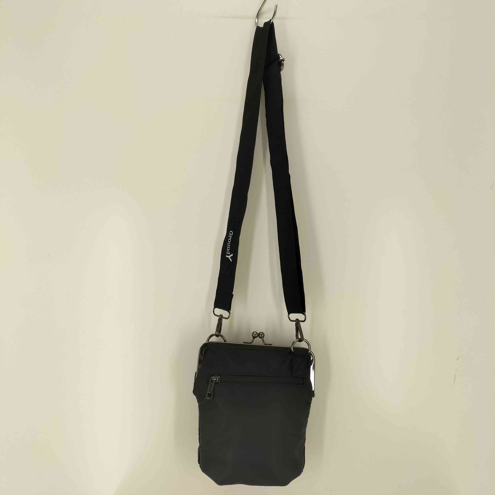 【GroundY】SMALL HELMET BAG WITH CLASP/黒 Ground Y - Small helmet bag (Black) | chord online store