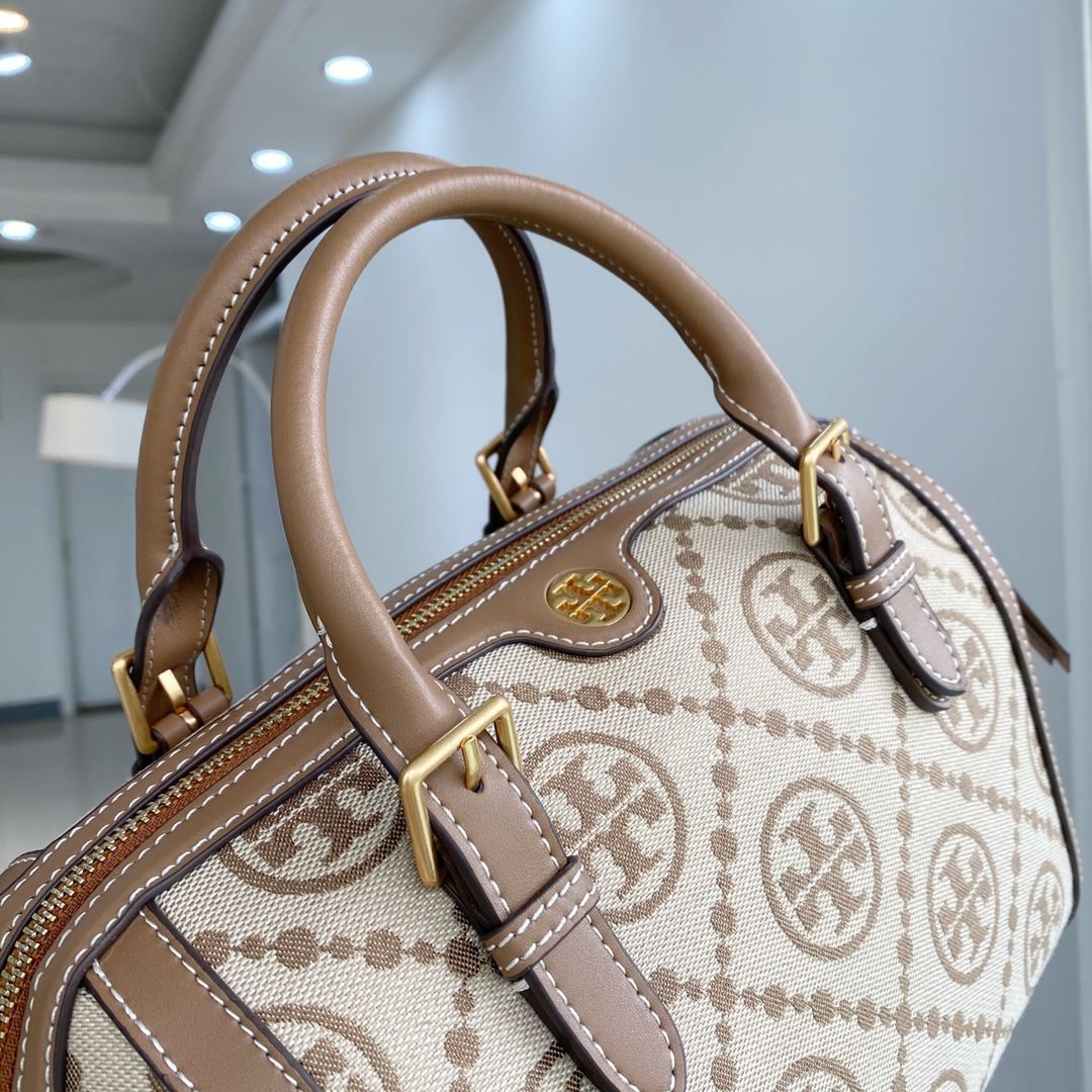 TORY BURCH トリーバーチ ボストンバッグ TMonogram Tモノグラム ジャ ...