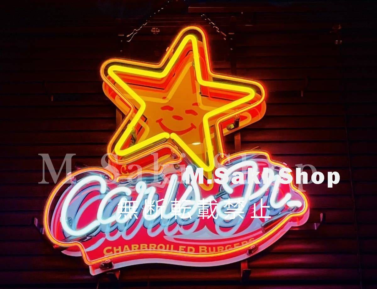 Carl's Jr. ネオンサイン 広告用看板 アメリカン雑貨 ネオン 看板 世田谷ベース インテリア 家具 看板 店内装飾 ネオン管