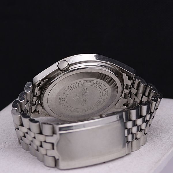 SEIKO SEIKO セイコー５ セイコー ファイブ 5126-8060 デイデイト シルバー文字盤 メンズ 腕時計 自動巻