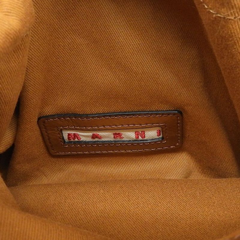 マルニ MARNI トロピカリア 2WAYバッグ ハンドバッグ ショルダーバッグ ラフィア レザー ブラウン 中古 新入荷 OB2377 other - マルニ MARNI トロピカリア 2WAYバッグ ハンドバッグ