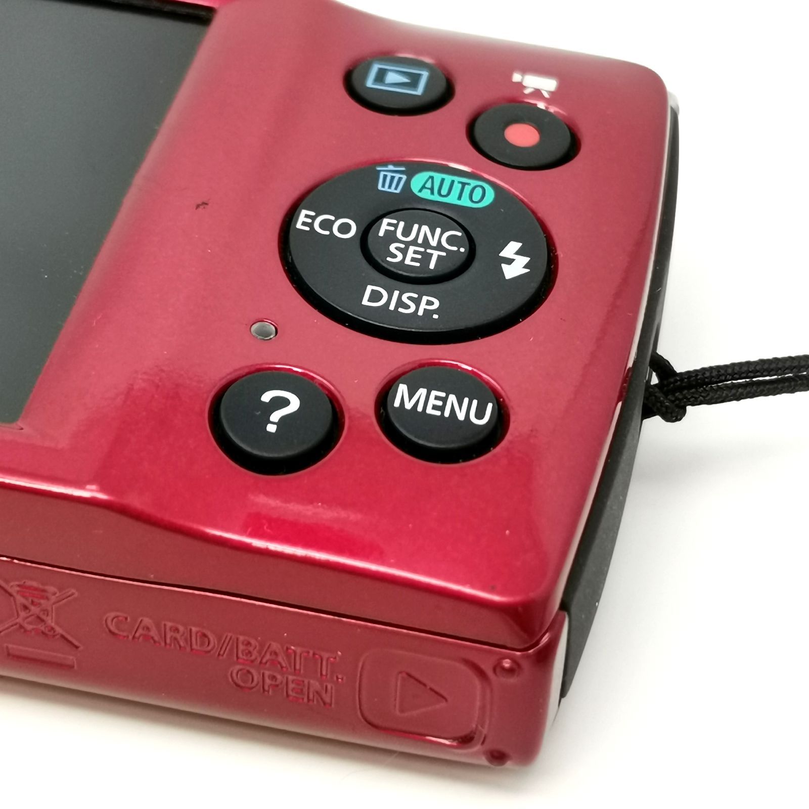キャノン IXY 160 レッド デジカメ 充電器ないため動作未確認 デジタル