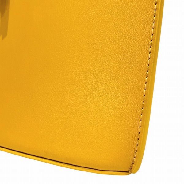 【新品未使用】ロエベ　ダイスポケット　イエロー ロエベ LOEWE ダイスポケット イエロー レザー バッグ