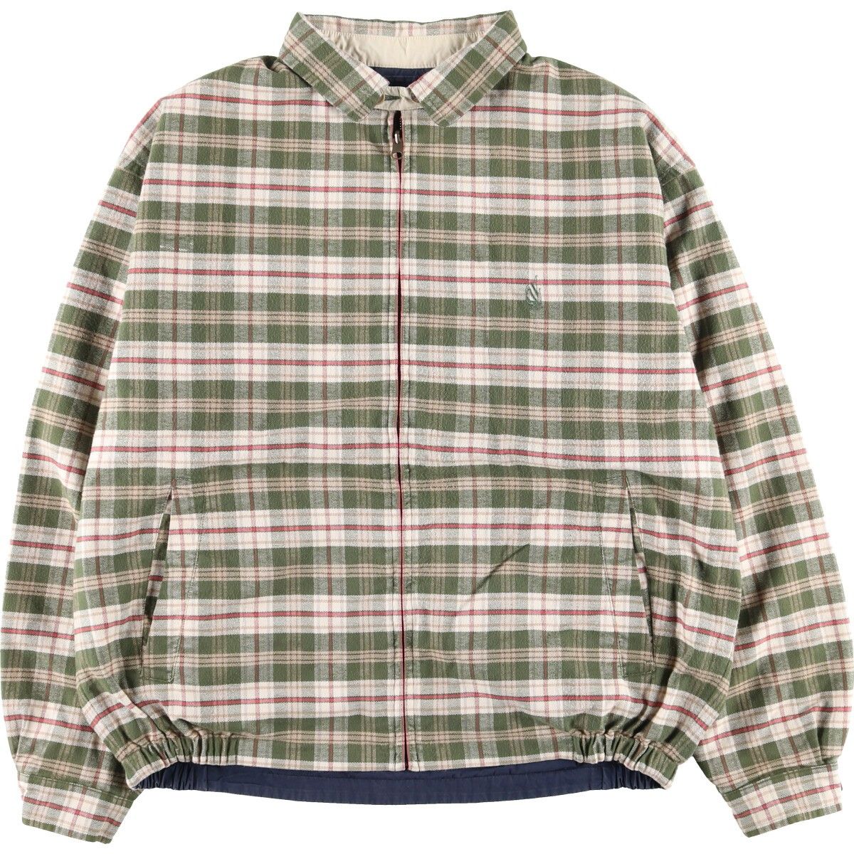 古着 90年代 ノーティカ NAUTICA リバーシブル チェック柄 スイング 