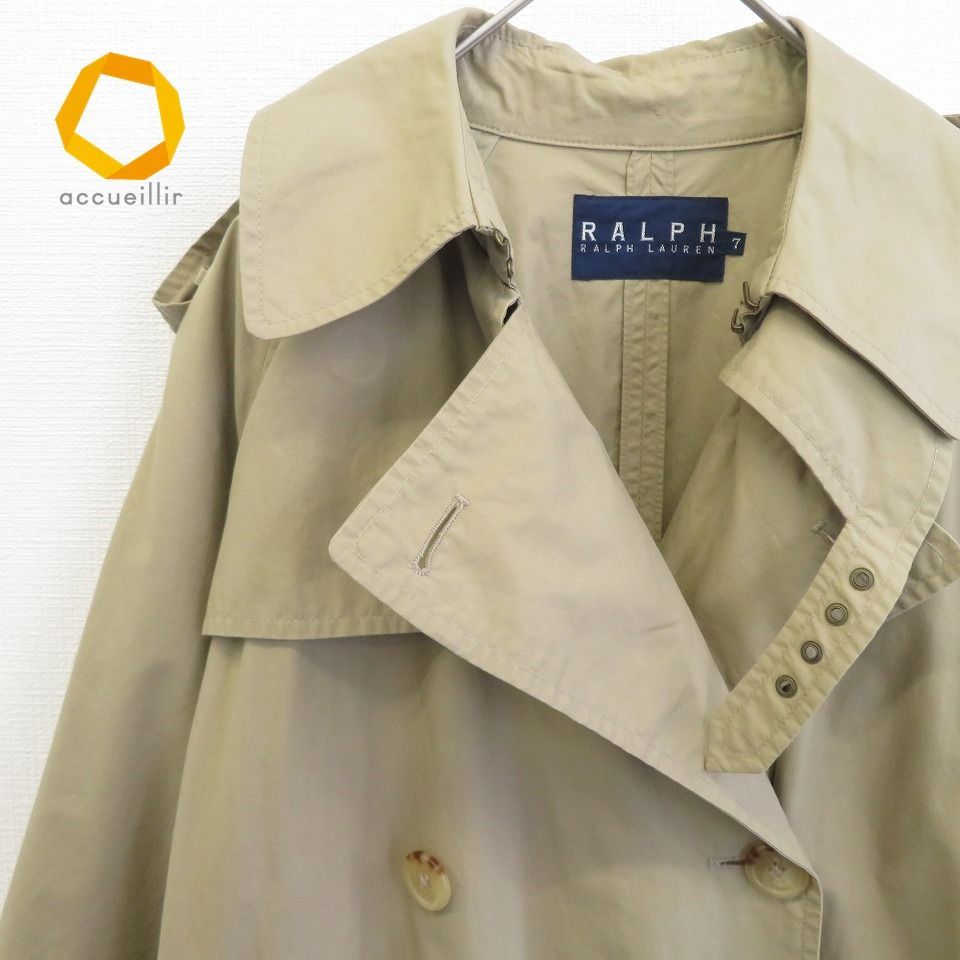 Ralph Lauren ラルフローレン　トレンチコート ラルフ ローレン トレンチ コート ダブルブレスト ブラック