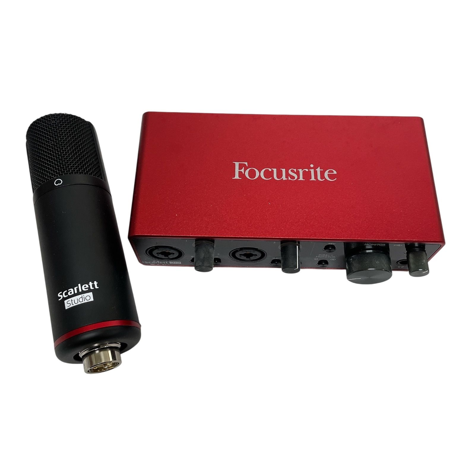 来店をご期待! WJ33 Focusrite Focus Light オーディオインターフェース 2入力 2出力 Scarlett 2i2 スタジオパック サウンド 音楽制作