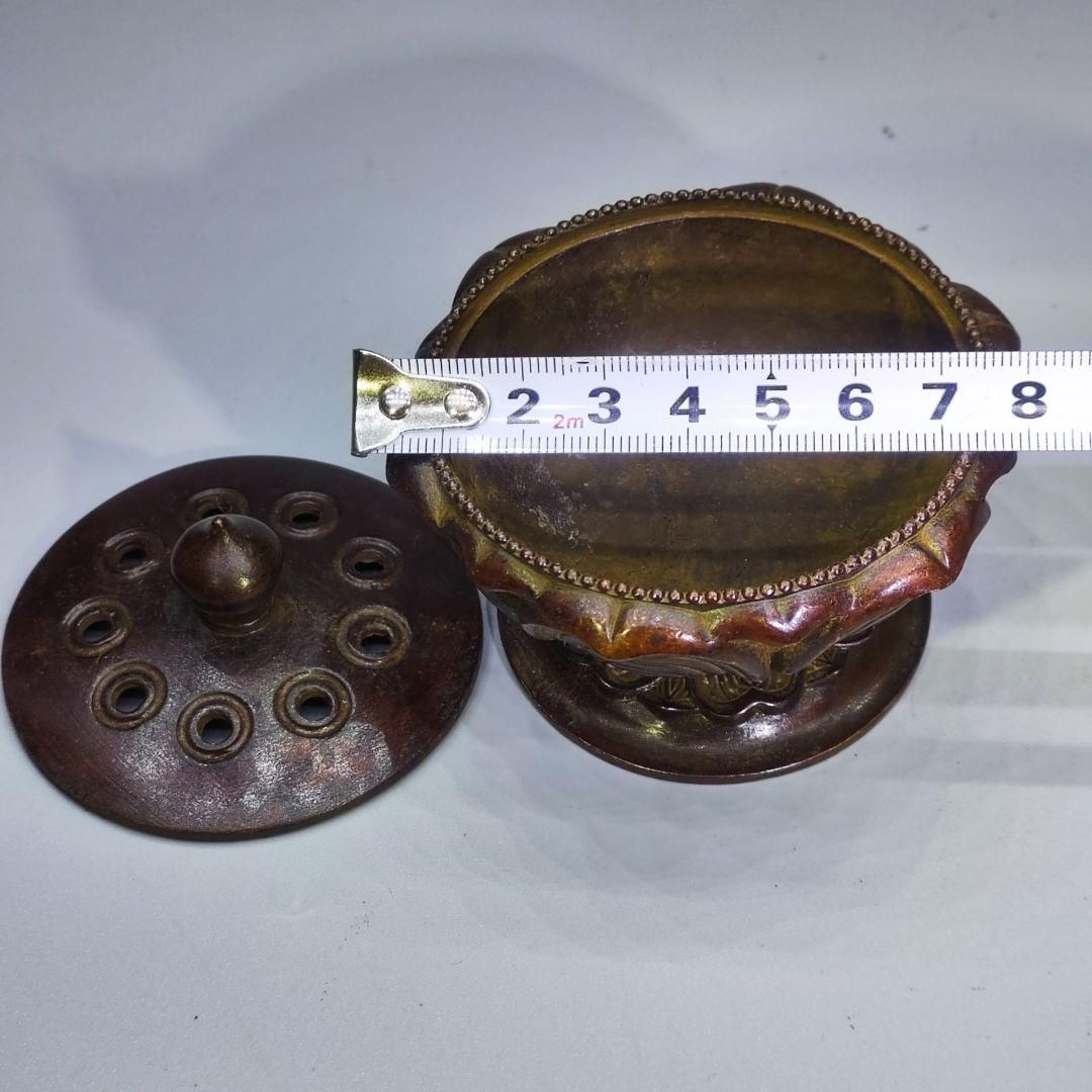 汝窯青釉支釘蓮華香炉 茶道具 香道具 工芸品 美術品 置物