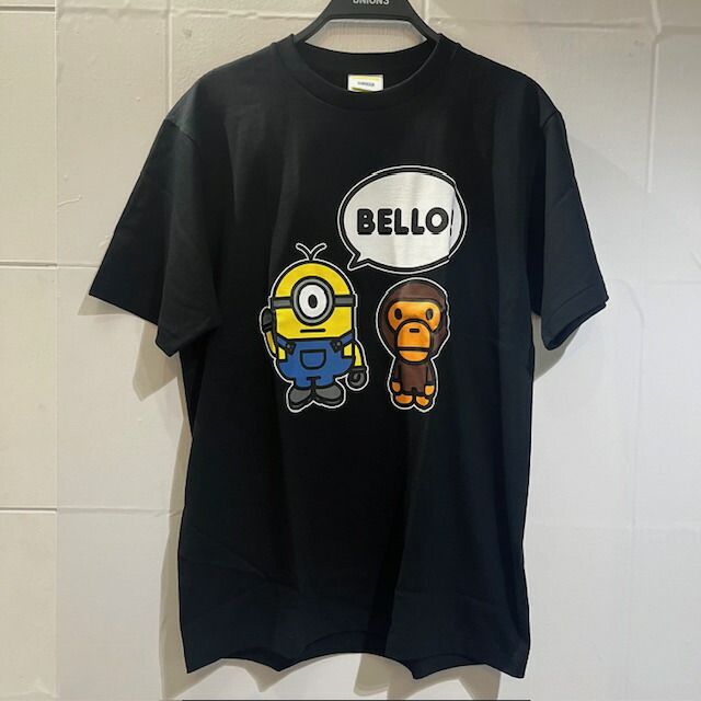 ミニオン×マイロ　コラボTシャツ　　TEE サイズL A BATHING APE MINIONS BELLO! BABY MILO TEE Lサイズ 2015年 ア