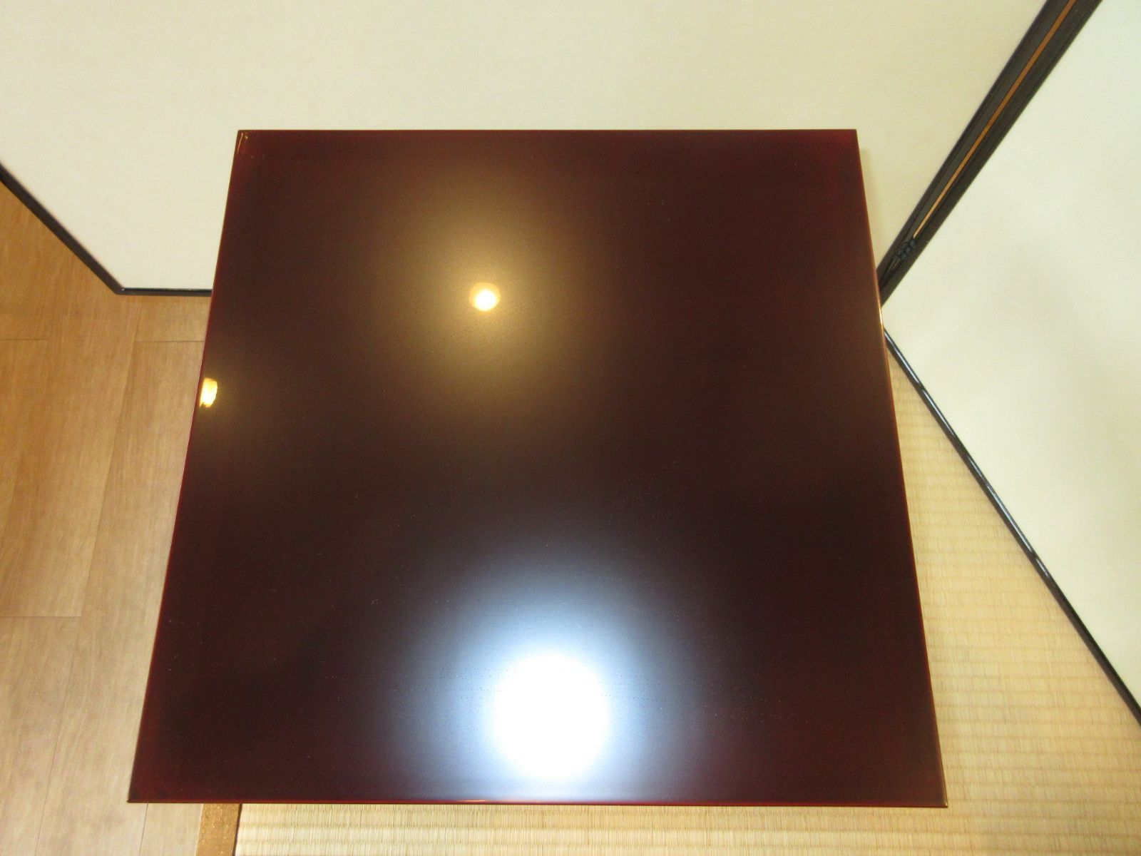 逢絢亭】茶道具 二重棚 輪島塗 表千家好 溜塗 塗師 浜崎貞鳳 共