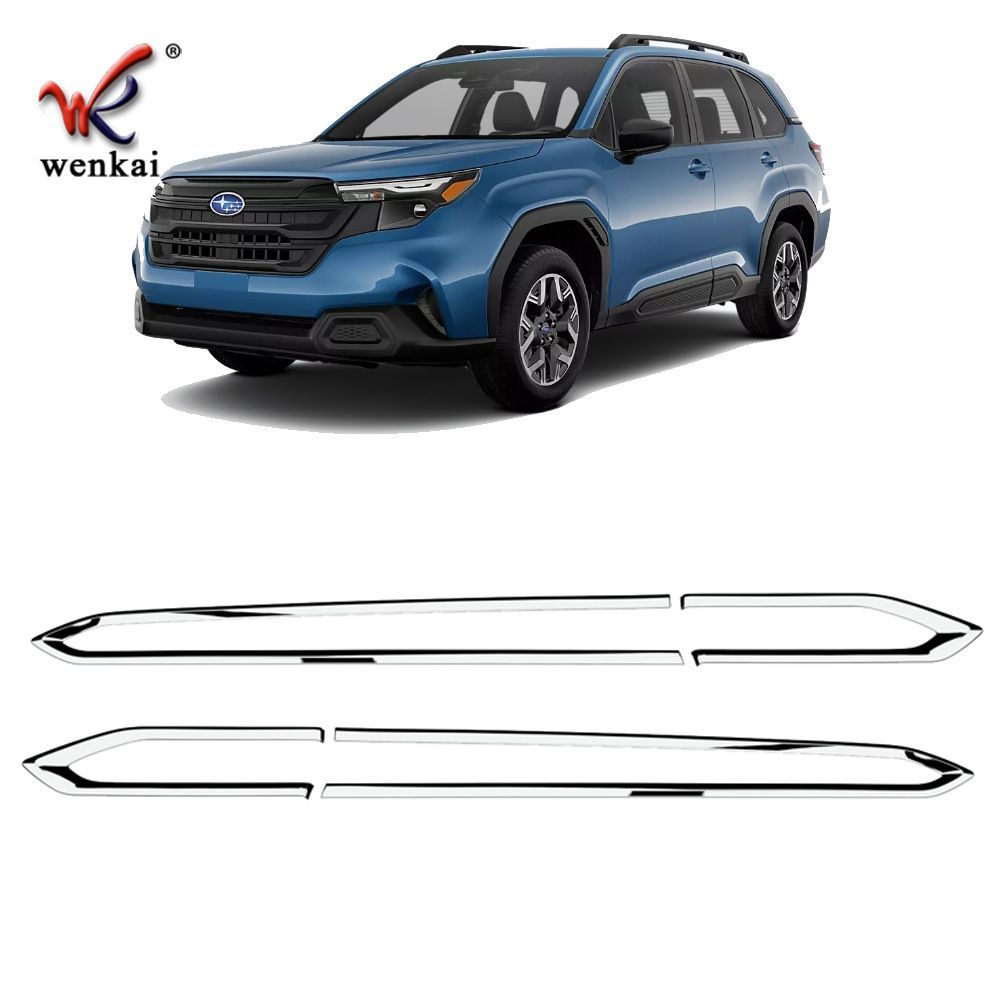 スバル 25年式 フォレスター SL系 車体モール 車ドアプロテクション メッキ装飾 ABS製 4ピースセット FFCRYSTALESIA_COM