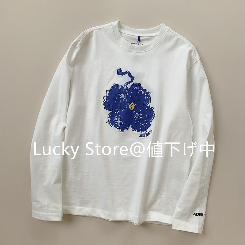 新品 ADERERROR アーダーエラー 長袖Tシャツ 男女兼用 韓国 ブラック - メルカリ