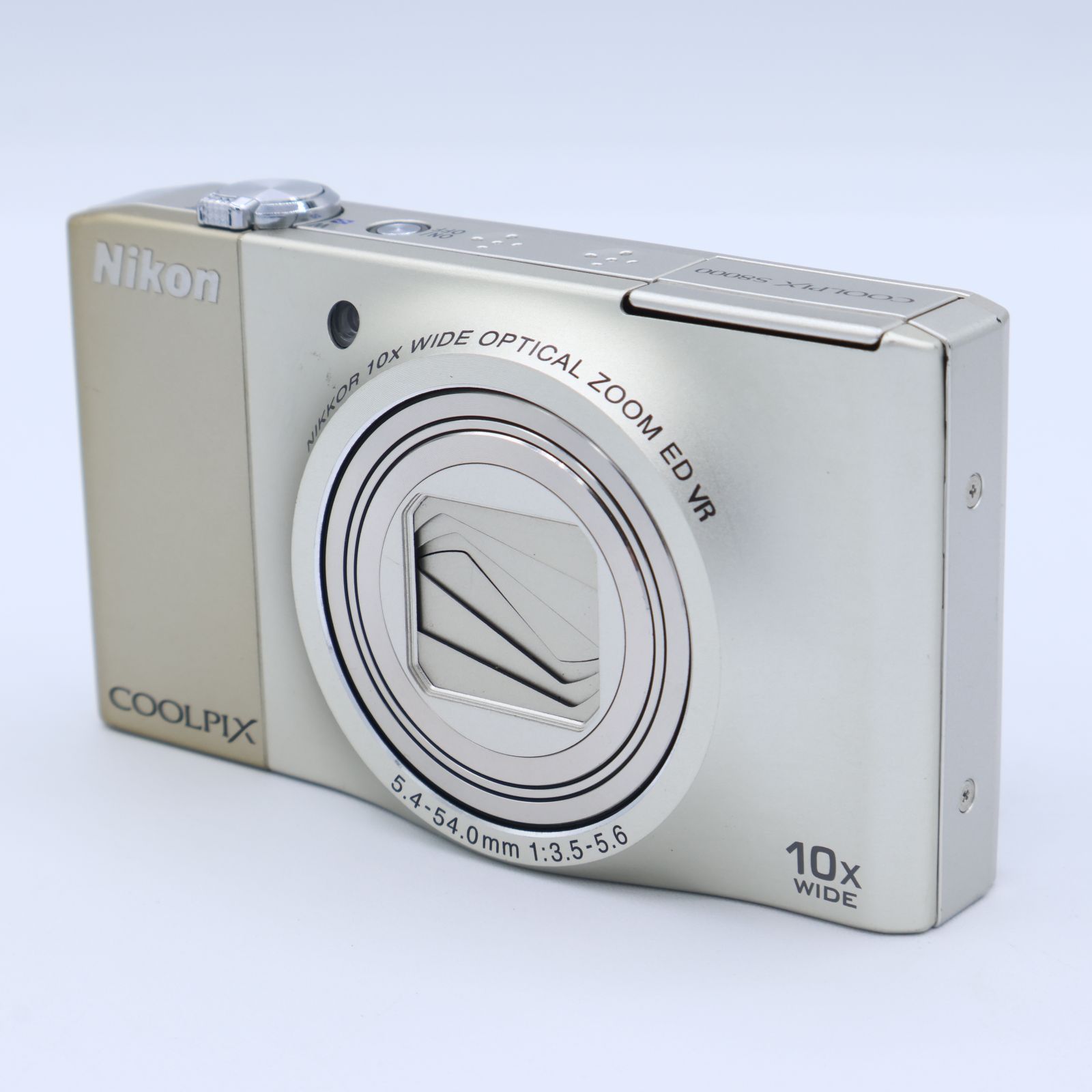 Nikon ニコン デジタルカメラ COOLPIX クールピクス S 8000 シャンパンシルバー SL 251010_