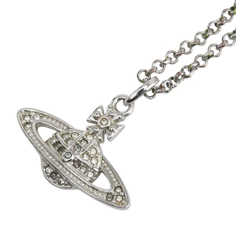 ヴィヴィアンウエストウッド オーブ ラインストーン シルバー メタル レディース Vivienne Westwood【1-0235275】