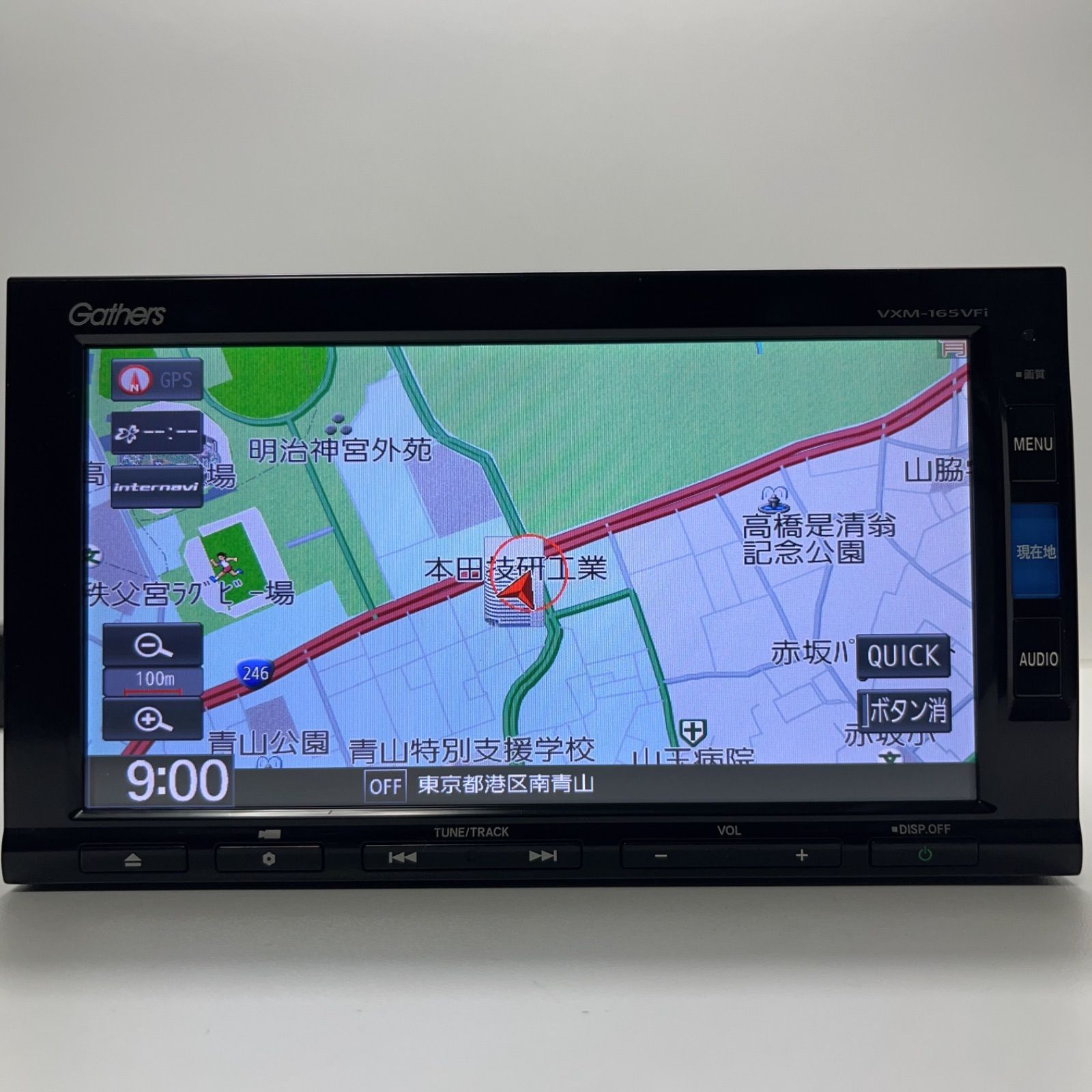 HONDA VXM-165VFiタッチパネル正常Gathers ギャザーズ ホンダ純正 ナビフルゼグTV/CD/DVD/SD/USB/CarPlay/iPod/Bluetooth/FM/AM 最新地図