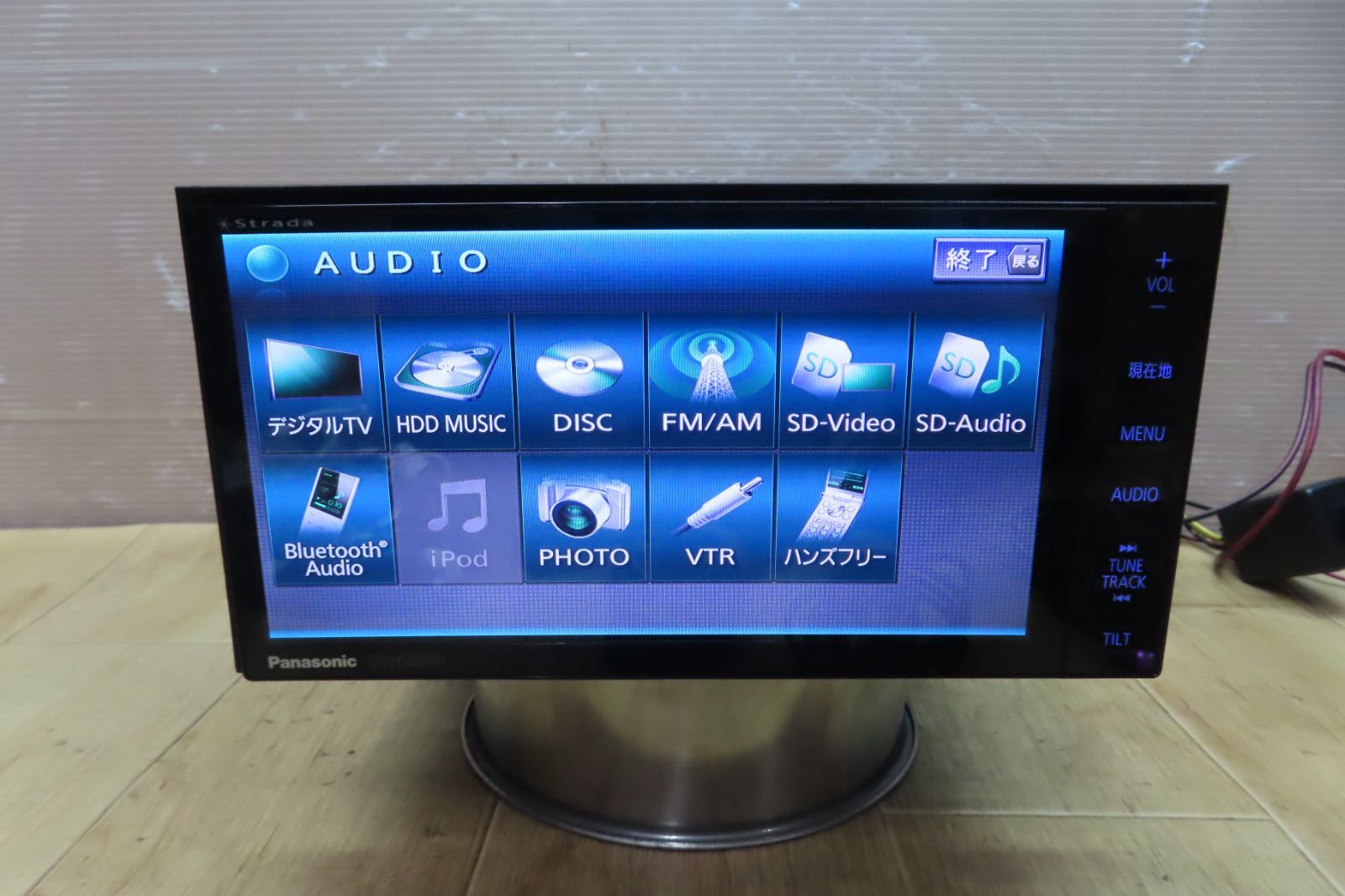 美品/動作保証付A974/パナソニック CN-H500WD HDDナビ 地図2014 美品/動作保証付A974/パナソニック CN-H500WD HDDナビ 地図2014
