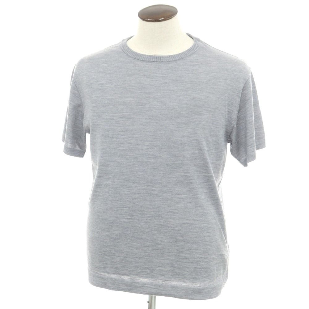 新品】ヴィルーム V::room ウール クルーネック 半袖 プルオーバー  