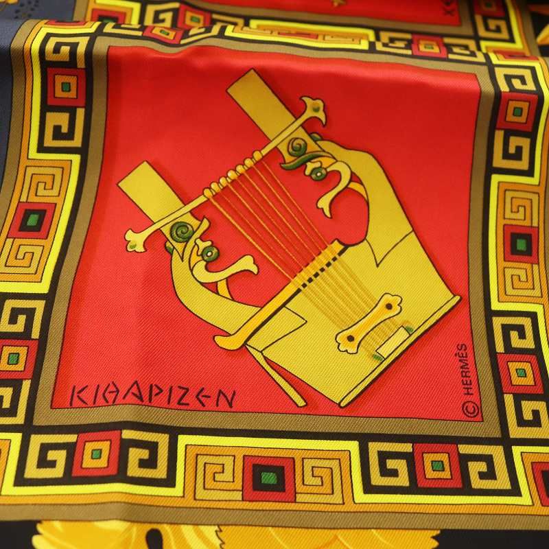エルメス カレ 90 神々の音楽 HERMES シルク スカーフ エルメス HERMES カレ 90 MUSIQUE DES DIEUX 神々の音楽 シルク