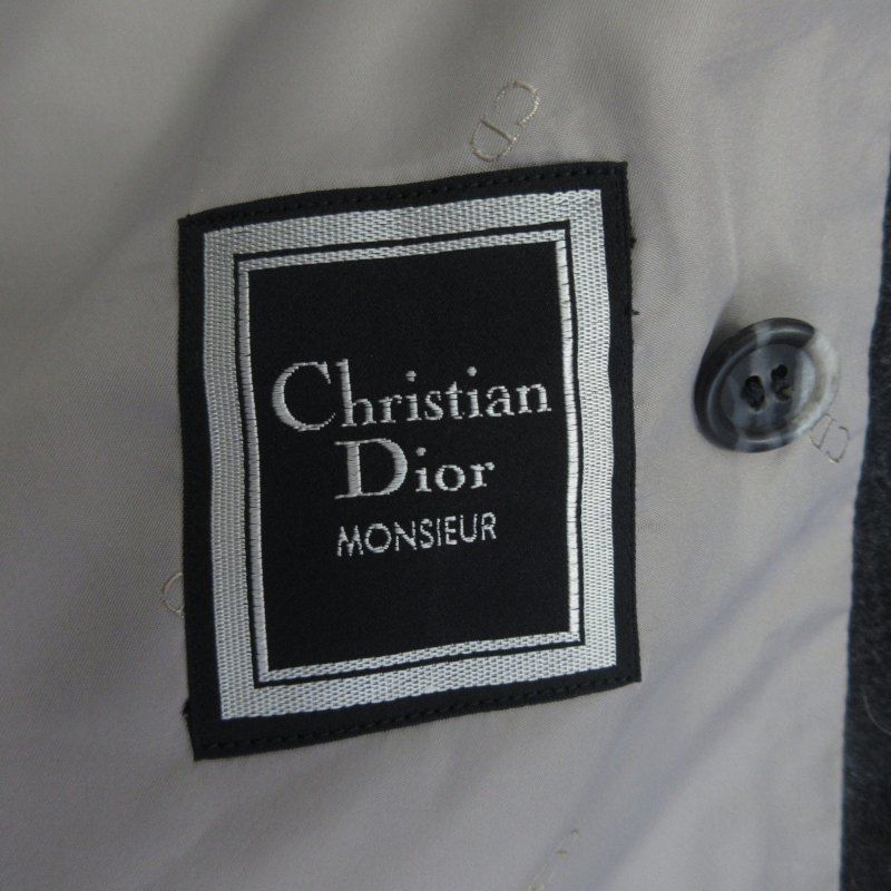 ★メタルボタン★クリスチャンディオール ダブルテーラードジャケット ロゴ クリスチャンディオール Christian Dior ムッシュ MONSIEUR 90s