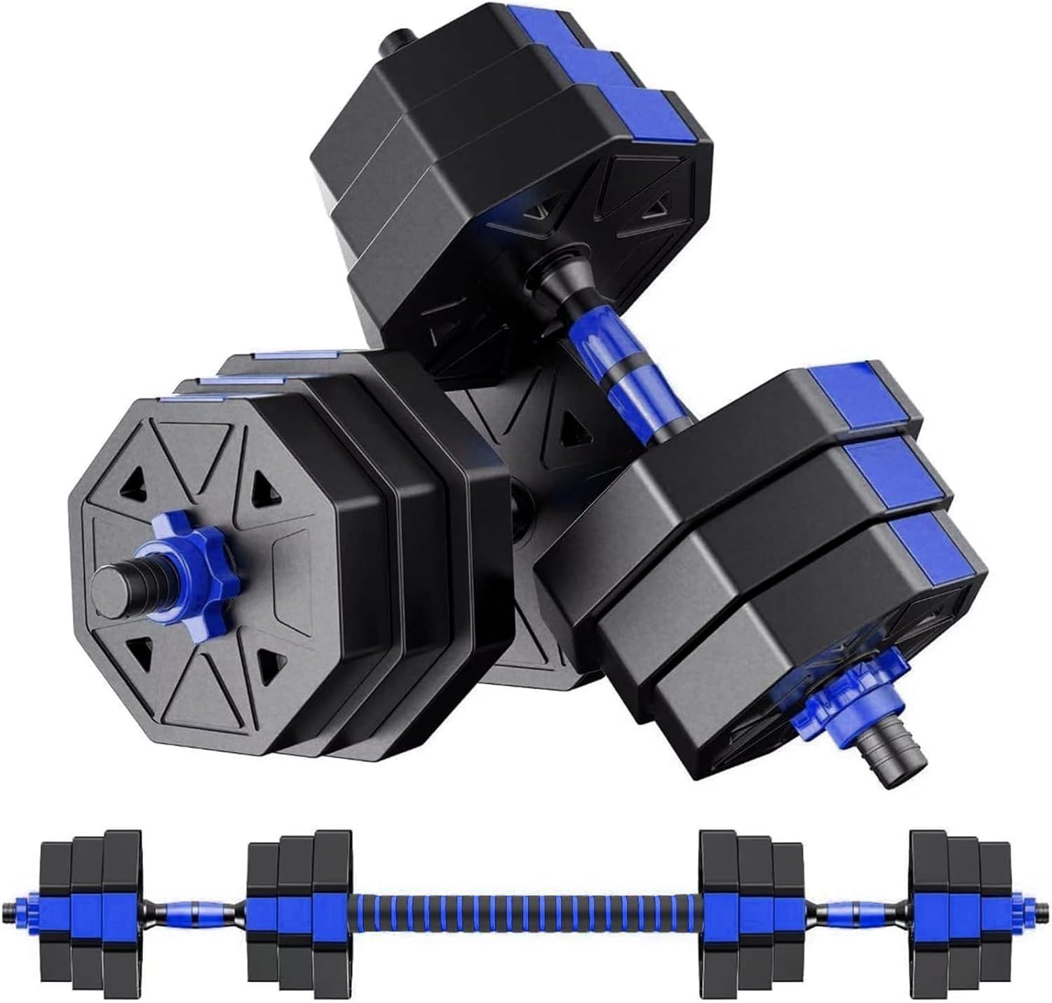 トレーニング・エクササイズ MOJEER ダンベル 可変式 20kg 2個セット