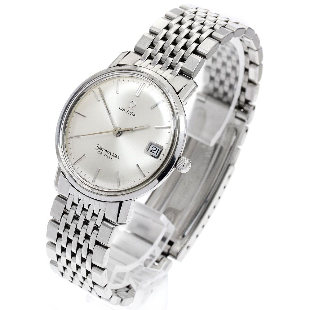 オメガ シーマスター 手巻き時計 オメガ OMEGA シーマスターデビル デイト 手巻き メンズ_891344