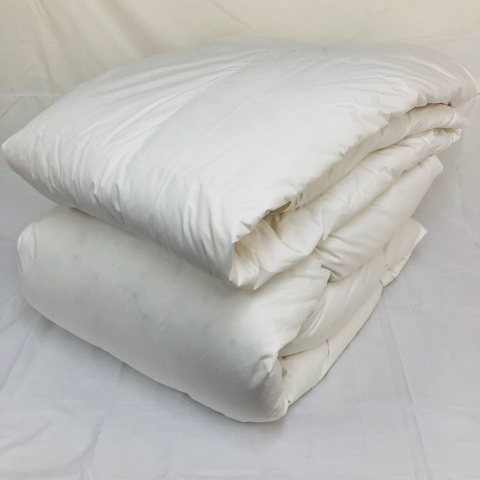 羽毛布団 シングル ニューゴールド 白色 日本製 150×210cm