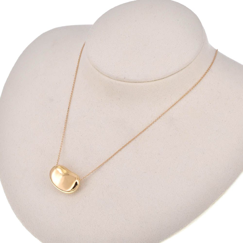 TIFFANY & CO. ティファニー ネックレス K18YG - 4800725M0096 ティファニー TIFFANY&Co. ビーンズ ネックレス K18YG