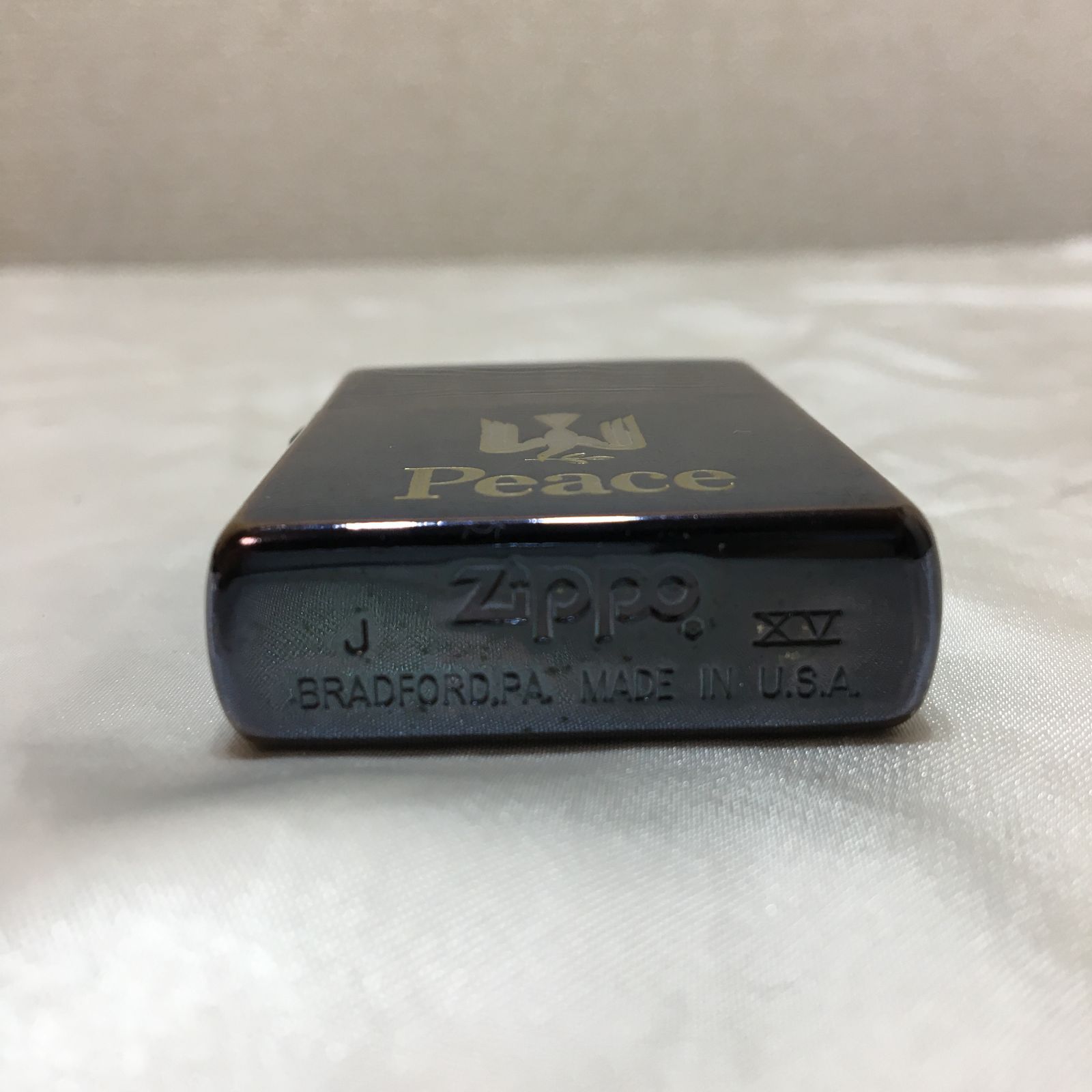 ZIPPO オイルライター★ジッポー Peace ピース 99年製 lighter 喫煙具 